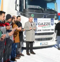 Melikgazi Belediyesi'nden Örnek Davranış:  Gazze'ye Yardım Tırı