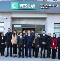 Milletvekili Akar ve Böhürler'den Yeşilay Rehabilitasyon Merkezi'ne ziyaret
