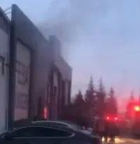 OSB'de sünger fabrikasında yangın