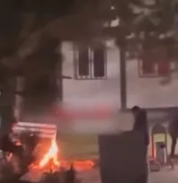 Parka zarar veren 2 çocuk yakalandı