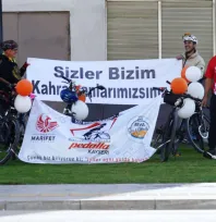 Pedalla Kayseri ve Dinamik Pedal'dan Lösemili Çocuklara Moral Ziyareti