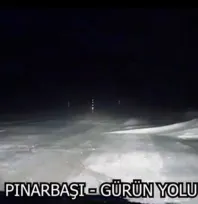 Pınarbaşı/Gürün Karayolu araç trafiğine kapalı