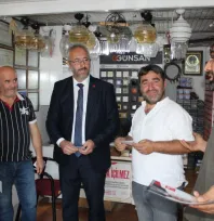 Saadet Partisi Yönetimi'nin Develi Ziyareti