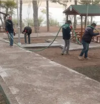 Sarımsaklı Barajı Mesire Alanı'nda Yenileme Çalışmaları Devam Ediyor