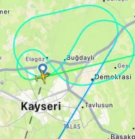 Şiddetli rüzgar uçuşları etkiledi: İstanbul–Kayseri uçağı inemedi