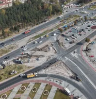 Talas Bulvarı'ndaki Kavşak Düzenleme Çalışmaları Devam Ediyor