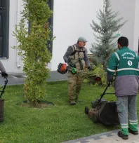 Talas Mevlana Mahallesi'nde 250 personelle bakım ve derin temizlik