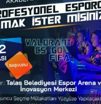 Talas'ta E-Sporun Yıldızları Seçiliyor