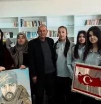 Talas'ta şehit Murat Akpınar'ın adına kütüphane açıldı
