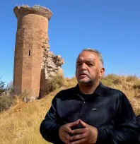 Tarihçi Cingil, sadece minaresi ayakta kalan camiyi anlattı