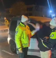 Trafikte makas atan 43 sürücüye cezai işlem