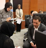 Vali Çiçek, vatandaşlarla bir araya geldi