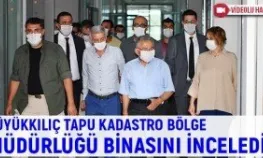 Büyükkılıç Tapu Kadastro Bölge Müdürlüğü binasını inceledi