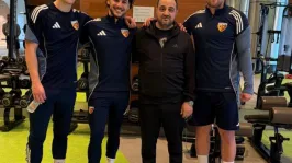 Kayserispor'un yeni transferleri takımla takımla çalışmalara başladı