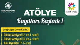 Kocasinan Belediyesi Çocuk Kulübü'nde yeni dönem kurs kayıtları başladı