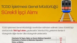 TCDD 780 kişilik işçi alımını duyurdu