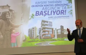 'Argıncık, Kayseri'ye örnek bir dönüşüm modeli olacak'
