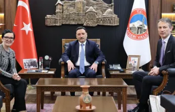 Avusturya Büyükelçisi Gabriele Juen'den Vali Çiçek'e Ziyaret