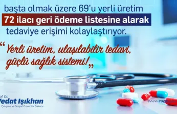 Bakan Işıkhan duyurdu: '72 ilacı daha geri ödeme listesine aldık'