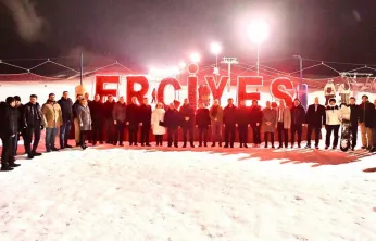 Bakan Tekin, Erciyes'te ağırlandı