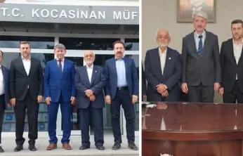 Başkan Ahmet Taş, Kocasinan ve Melikgazi İlçe Müftülerini Ziyaret Etti