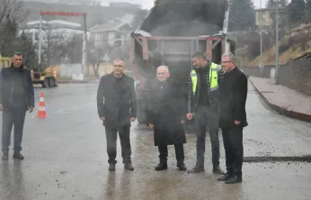Başkan Büyükkılıç, Talas'taki altyapı ve üstyapı çalışmalarını inceledi