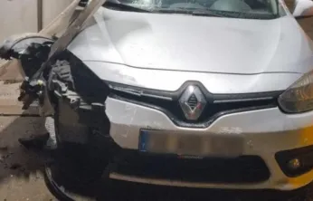 Benzinlikte drift atan araç kazaya sebep oldu