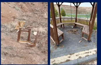 Bünyan parklarına bank dayanmıyor