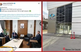 Çopuroğlu duyurmuştu Kayseri'de TOGG servisi müjdesi