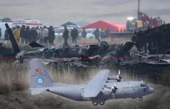 Düşen uçağın parçaları Kayseri'de incelenecek