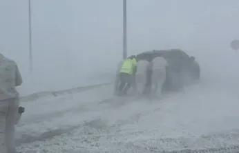 Erciyes yolu çift yönlü trafiğe kapatıldı