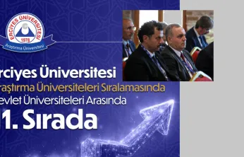 ERÜ, devlet üniversiteleri arasında 11. oldu