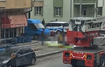 Fevzi Çakmak'ta yüksekten düşen genç ağır yaralandı