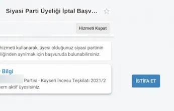 Haberiniz olmadan siyasi parti üyeliğiniz olabilir