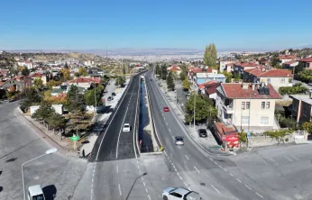 Hacılar'da Kayseri Caddesi'nde çalışmalar tamamlandı