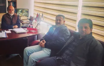 Hüdapar İl Teşkilatı'ndan gazetemize ziyaret