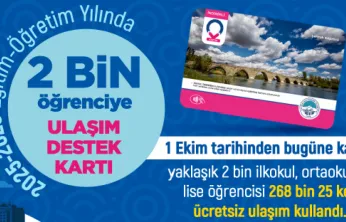 Kayseri Büyükşehir Belediyesi Ulaşım Desteği: 2000 Öğrenci Yararlanıyor