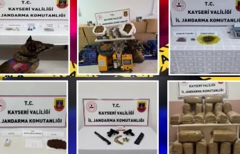 Kayseri'de 1 ayda 751 şahıs yakalandı, 395 kişi tutuklandı