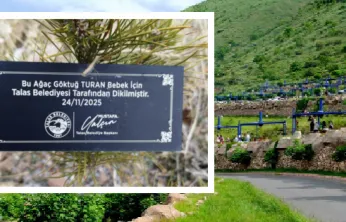 Kayseri'de her doğan bebekle Ali Dağı yeşilleniyor