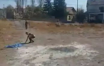 Kayseri'de kadına taşlı saldırı