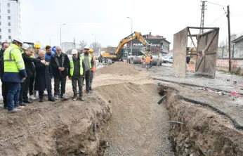 Kayseri'de Kartal Kavşağı Altyapı Çalışmaları Hızla İlerliyor