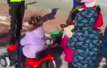 Kayseri'de miniklere uygulamalı trafik eğitimi