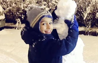 Kayseri'de 1 günlük kar tatili sevinci