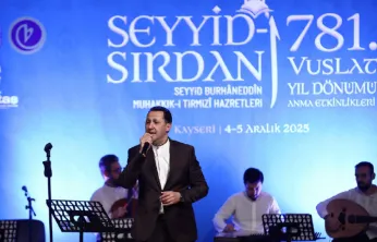 Kayseri'de Seyyid Burhaneddin Anma Programı ve Tasavvuf Konseri Gerçekleşti