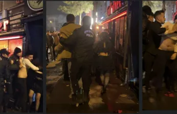 Kayseri'de yılbaşı kutlamalarında kavga