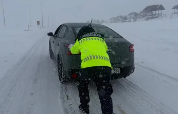 Kayseri-Develi Erciyes İl Yolu ulaşıma kapatıldı