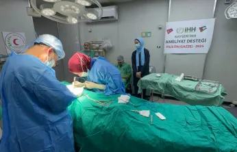 Kayseri İHH, Gazze'nin Kuzeyindeki Hastanelerde Yapılan Ameliyatlara Sponsor Oldu