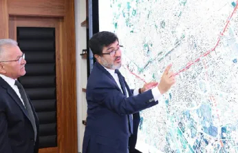 Kayseri'nin yeni raylı sistem hattı için ilk adım