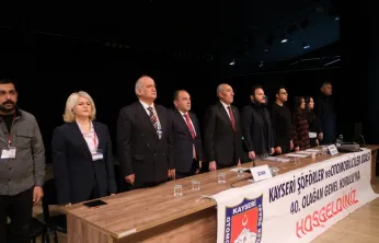 Kayseri Şoförler Odası yeni başkanı Tuncay Ersoy oldu