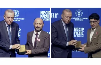 Kayserili 2 Şaire Cumhurbaşkanı'ndan Necip Fazıl Ödülü